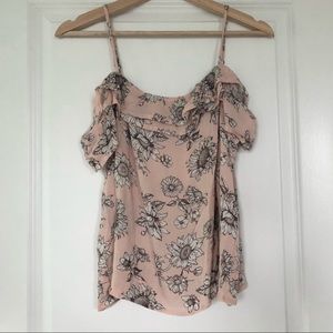 Off-The-Shoulder Floral Top